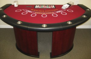 Rent A Blackjack Table, Craps Table, Roulette Table, Poker Table, Slot Machine, and more